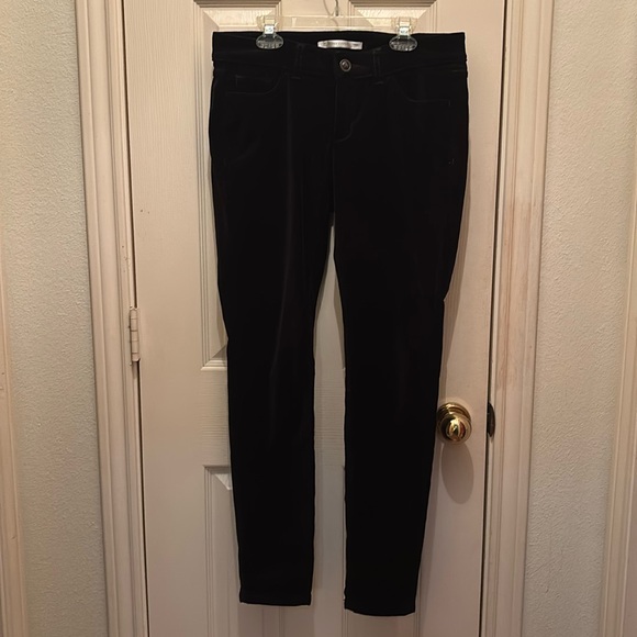LC Lauren Conrad Pants - Women’s Lauren Conrad Black, Soft Velvet-Like Skinny Pants
